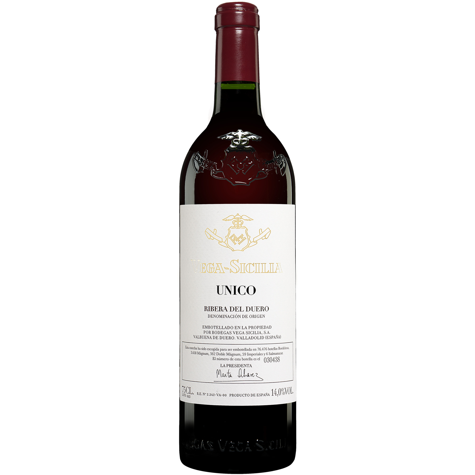 Vega Sicilia »Único« 2016 0.75L 14.5% Vol. Rotwein Trocken aus Spanien
