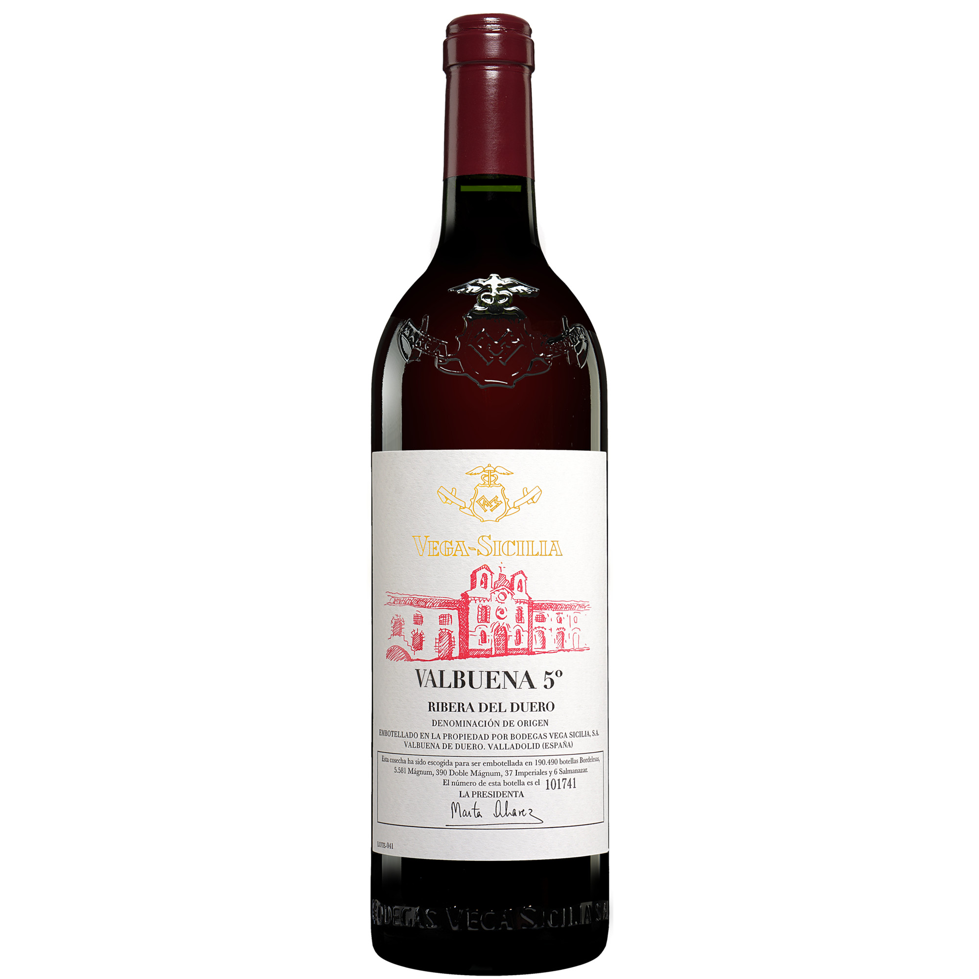 Vega Sicilia »Valbuena« 5° Año Reserva 2021 0.75L 14% Vol. Rotwein Trocken aus Spanien
