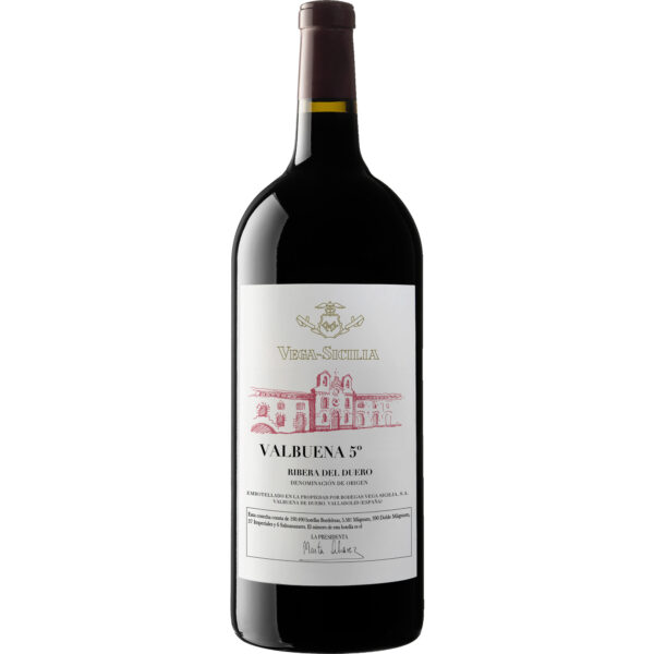 Vega Sicilia Valbuena 5°, Ribera del Duero DO, 3 L, Holzkiste, Kastilien - León, 2020, Rotwein
