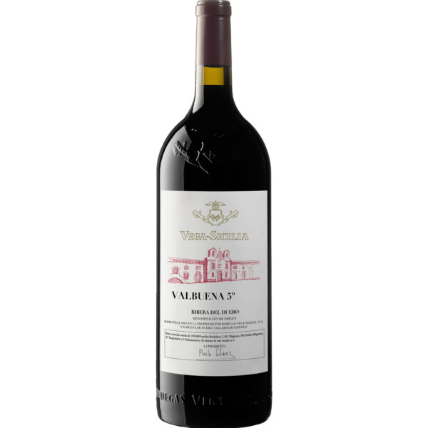 Vega Sicilia Valbuena 5°, Ribera del Duero DO, Magnum, Holzkiste, Kastilien - León, 2021, Rotwein