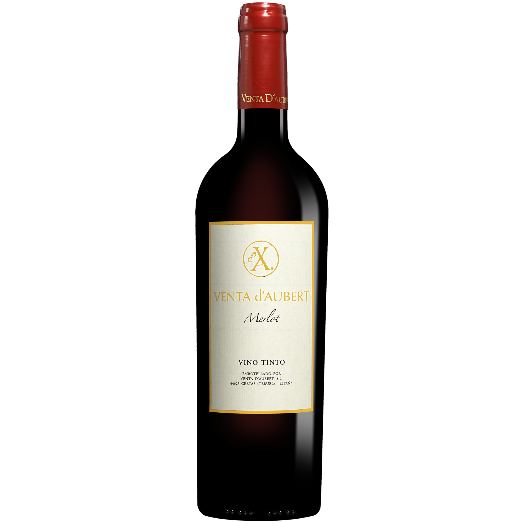 Venta d'Aubert »Merlot« 2019 0.75L 14% Vol. Rotwein Trocken aus Spanien
