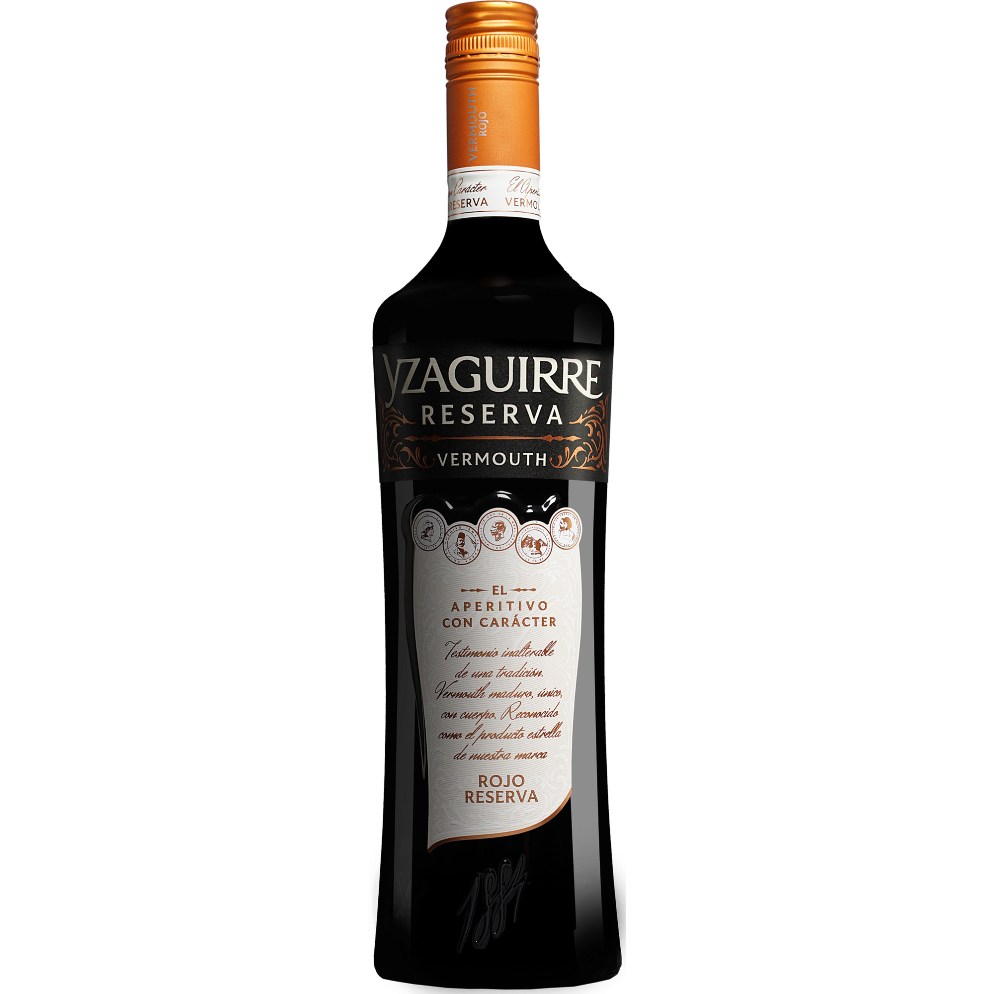 Vermouth Yzaguirre Rojo Reserva - 1,0 Liter 1L 18% Vol. Süß aus Spanien