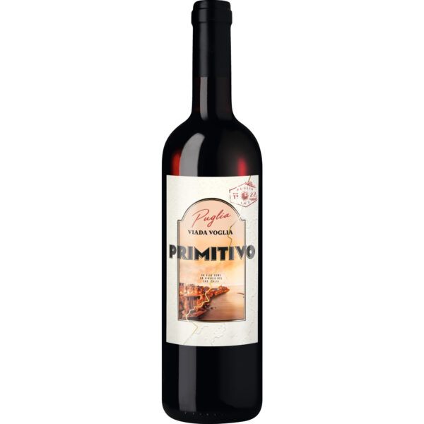 Viada Voglia Primitivo, Puglia IGP, Apulien, 2023, Rotwein