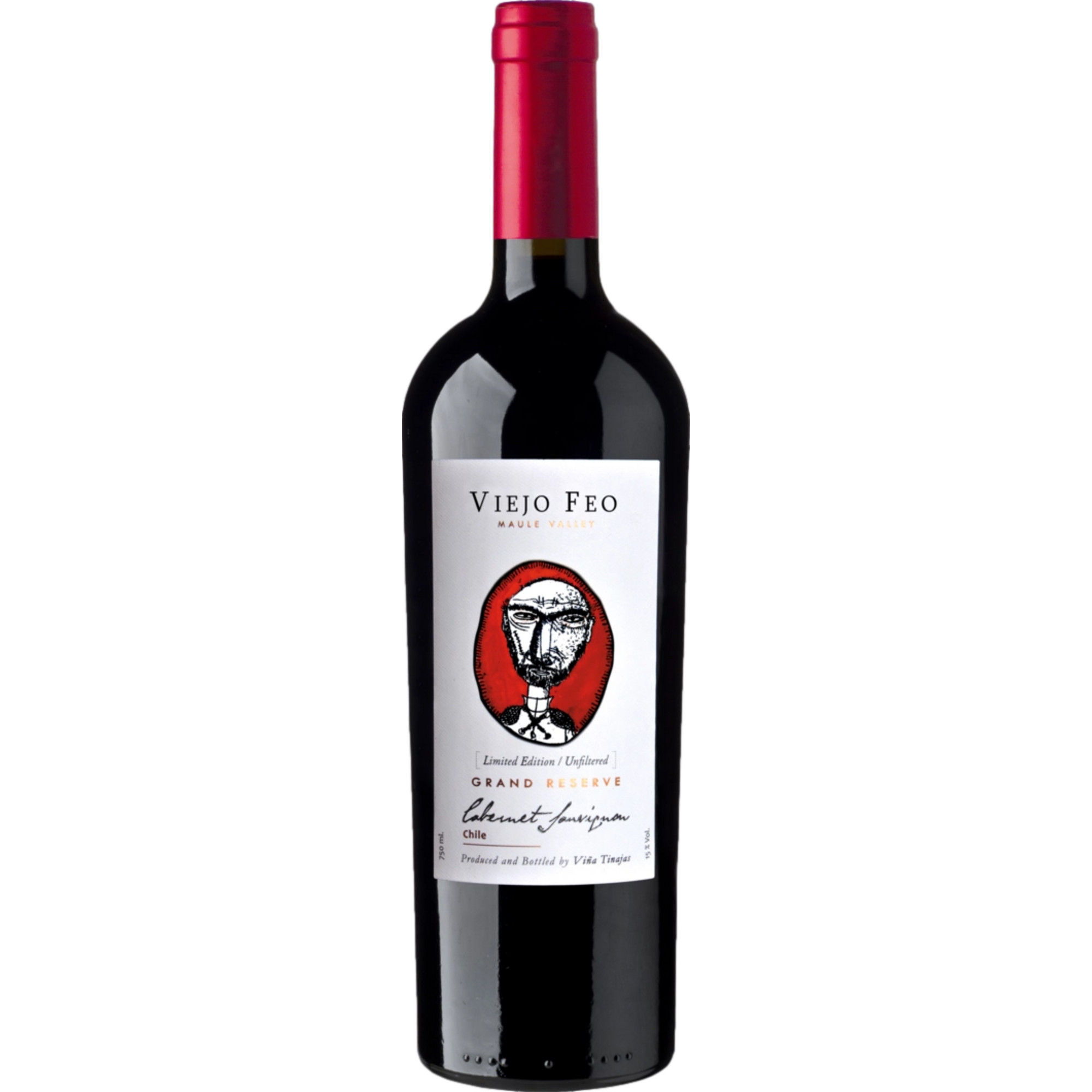 Viejo Feo Grand Reserve Cabernet Sauvignon, Valle de Maule, Valle Central, 2019, Rotwein