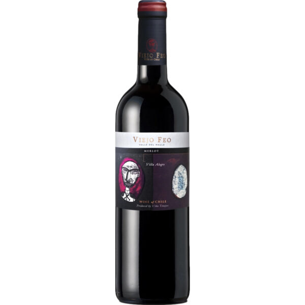 Viejo Feo Reserva Merlot, Valle de Maule, Valle Central, 2022, Rotwein