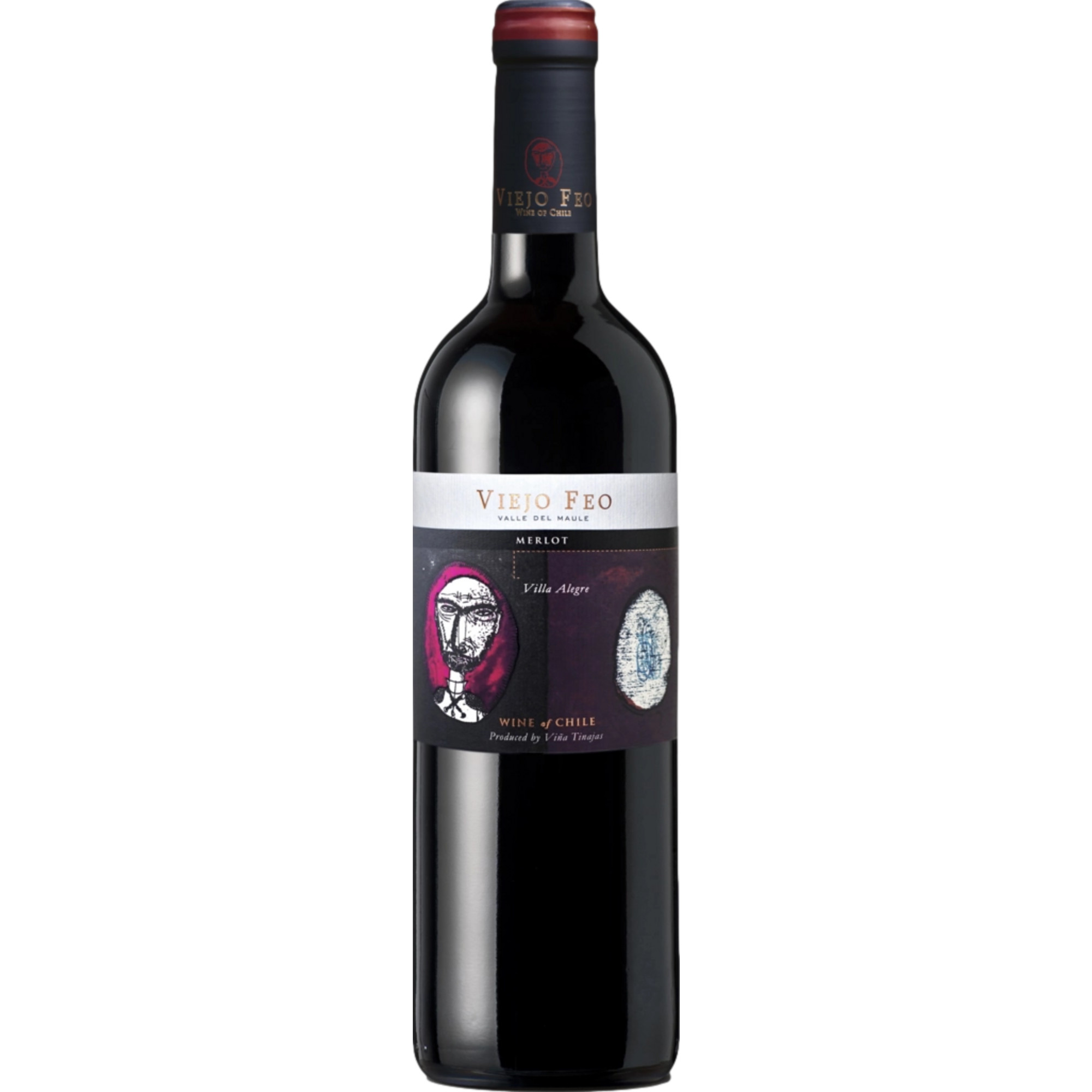 Viejo Feo Reserva Merlot, Valle de Maule, Valle Central, 2022, Rotwein