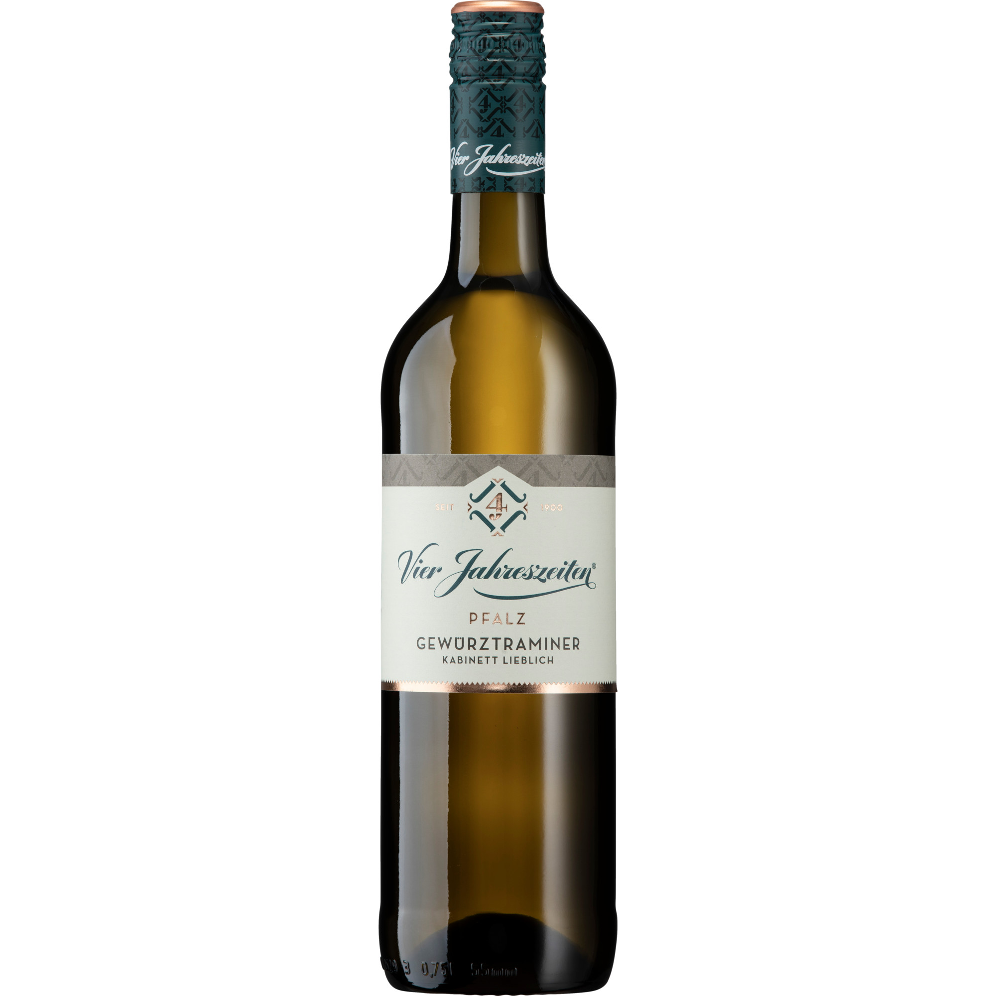 Vier Jahreszeiten Gewürztraminer Kabinett, Lieblich, Pfalz, Pfalz, 2025, Weißwein