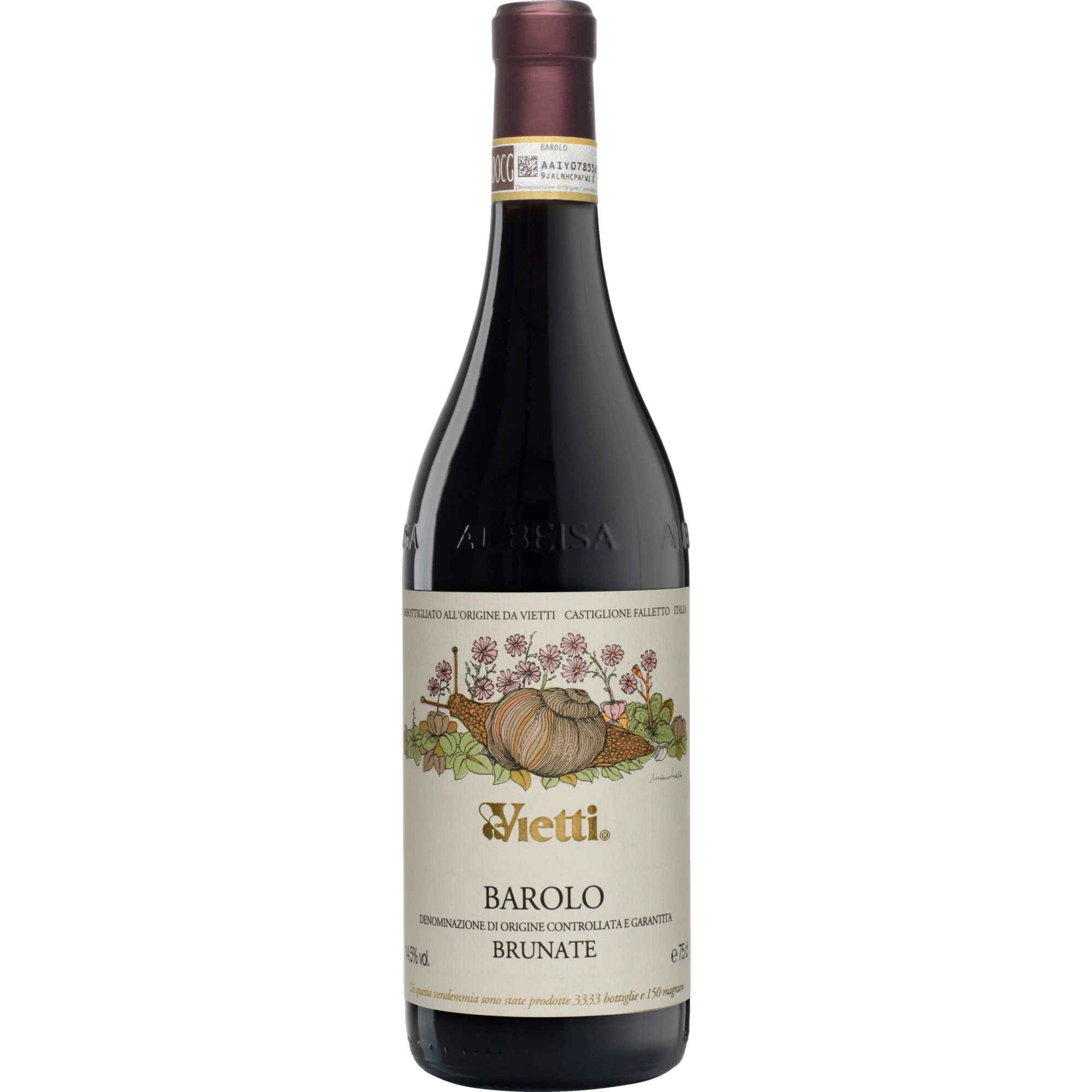 Vietti Barolo Brunate, Barolo DOCG, Piemont, 2019, Rotwein