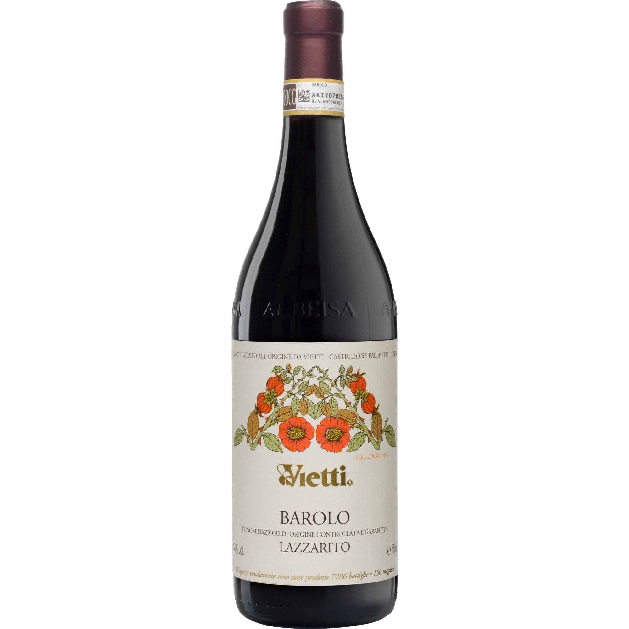 Vietti Barolo Lazzarito, Barolo DOCG, Piemont, 2019, Rotwein