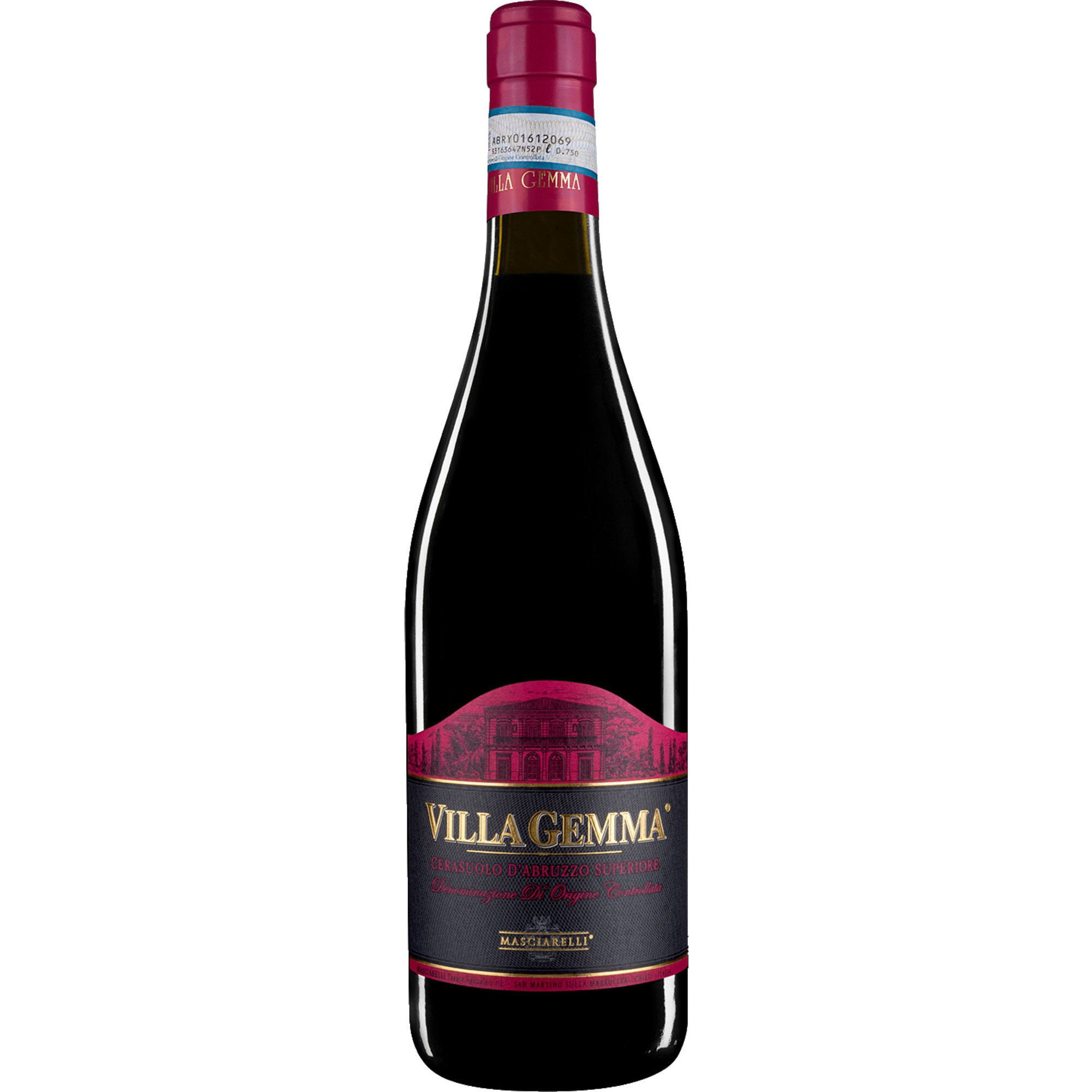 Villa Gemma Cerasuolo d'Abruzzo Superiore, Cerasuolo d'Abruzzo DOC, Abruzzen, 2024, Rotwein