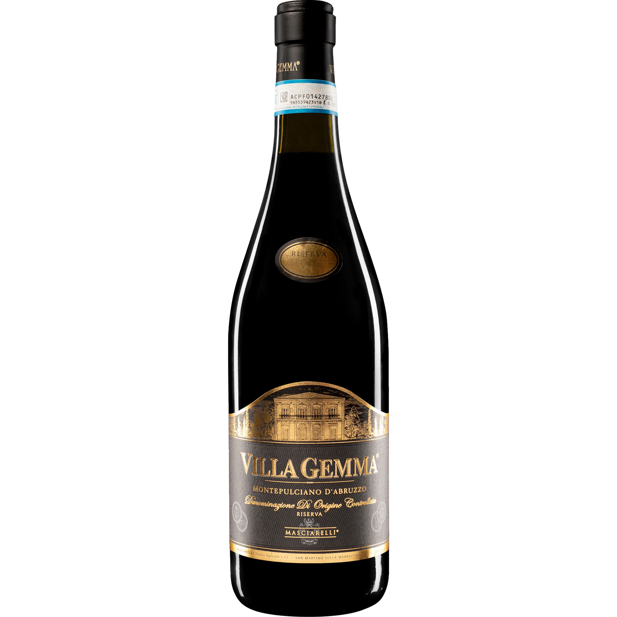 Villa Gemma Montepulciano d'Abruzzo Riserva, Montepulciano d'Abruzzo DOC, Abruzzen, 2019, Rotwein