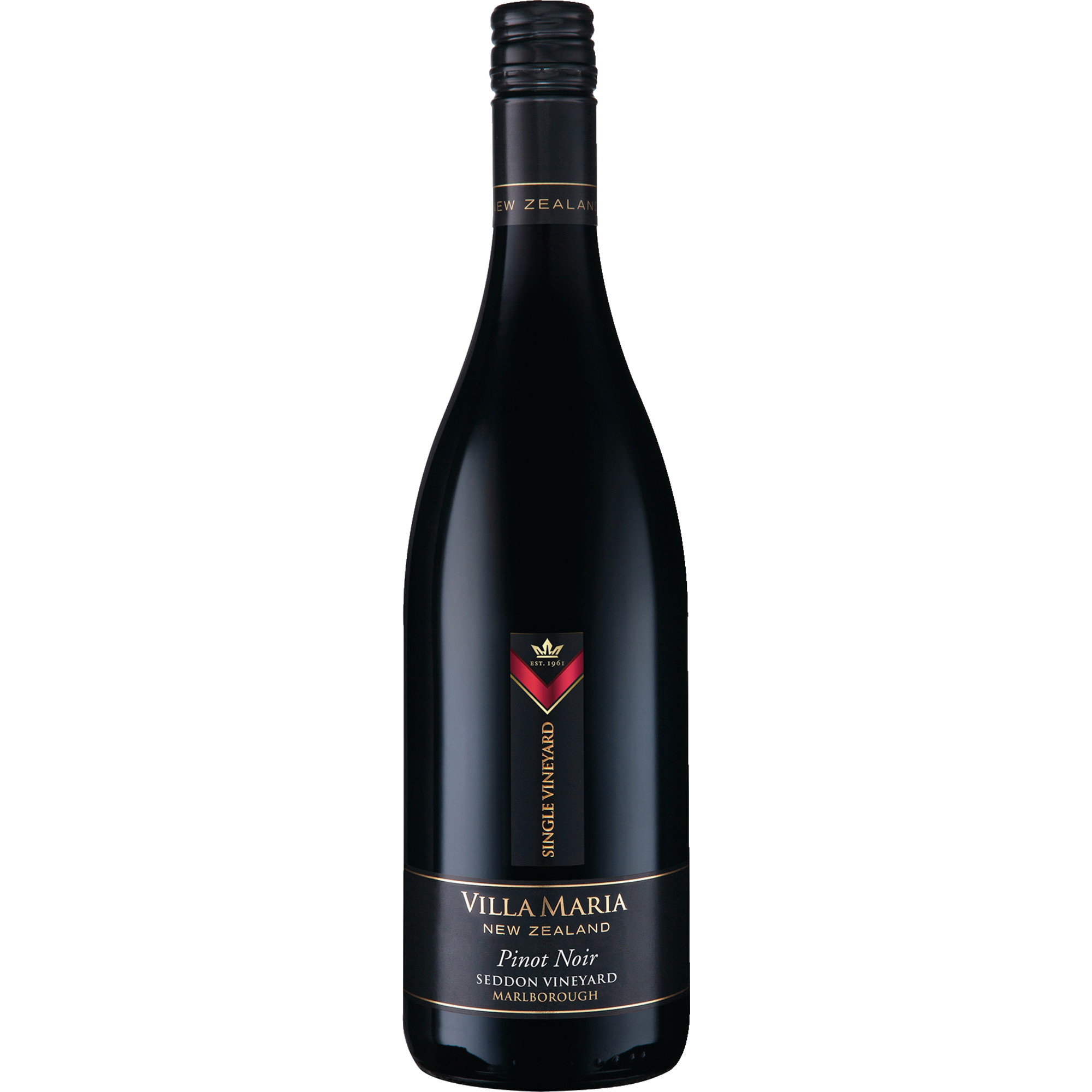 Villa Maria Pinot Noir Seddon Vineyard, Marlborough, Marlborough, 2018, Rotwein