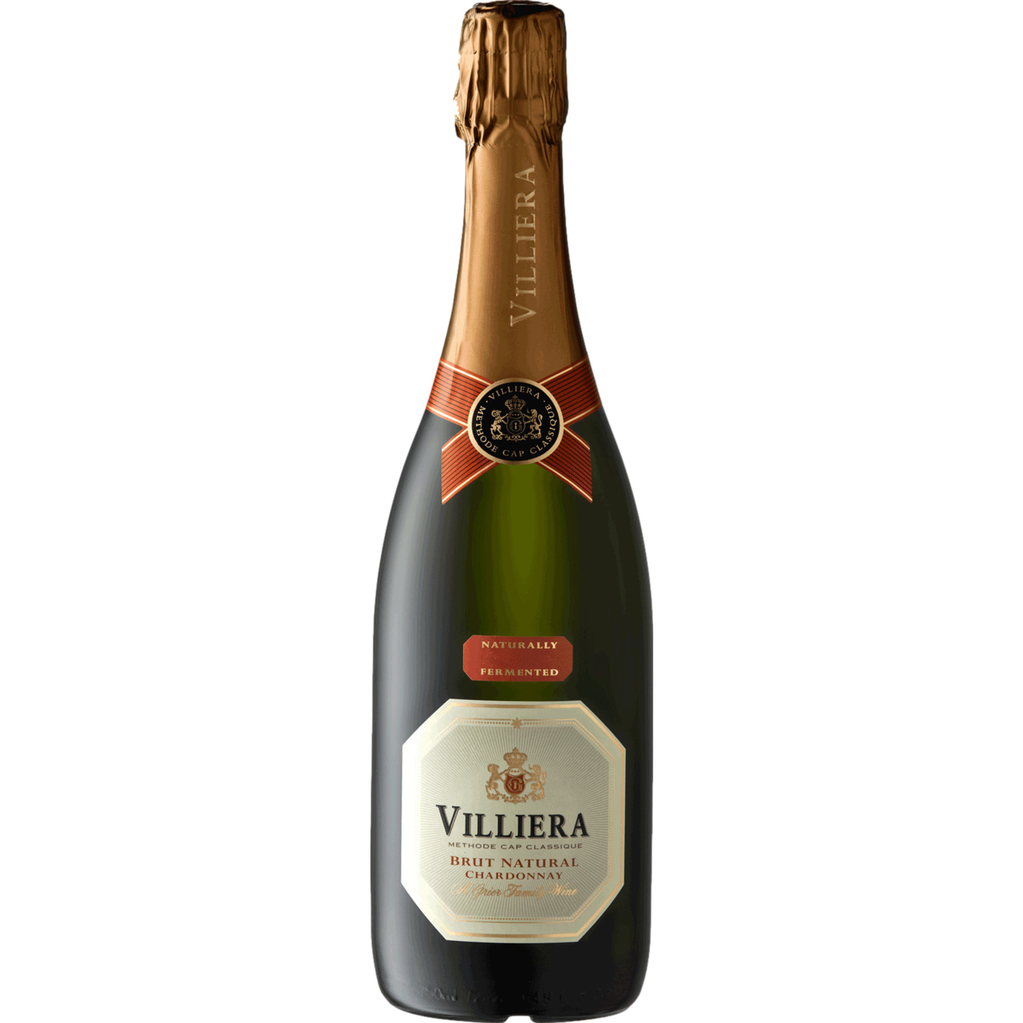 Villiera Brut Natural Chardonnay, Brut, WO Stellenbosch, Western Cape, 2020, Schaumwein