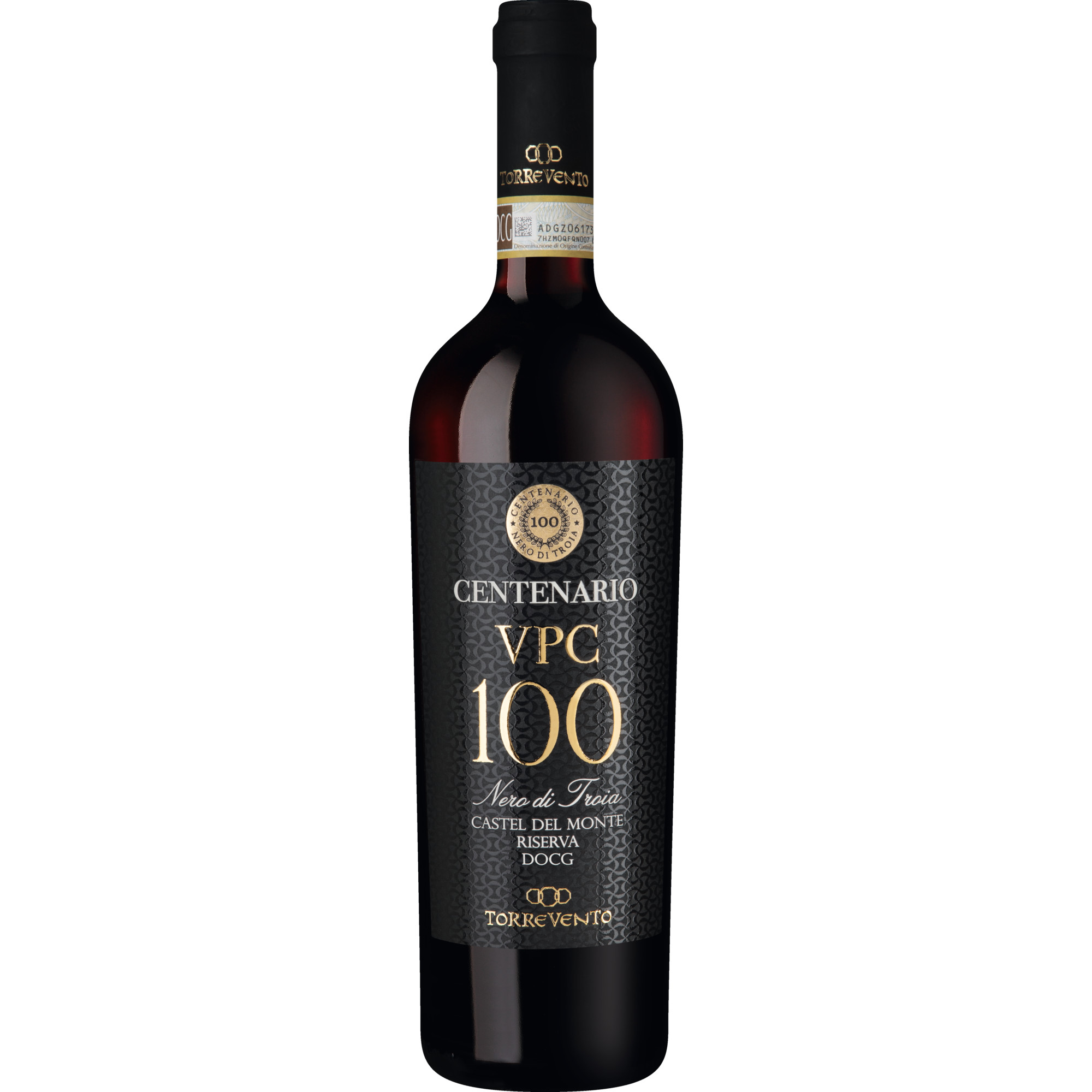 VPC Centenario Nero di Troia Riserva, Castel del Monte DOCG, Apulien, 2016, Rotwein