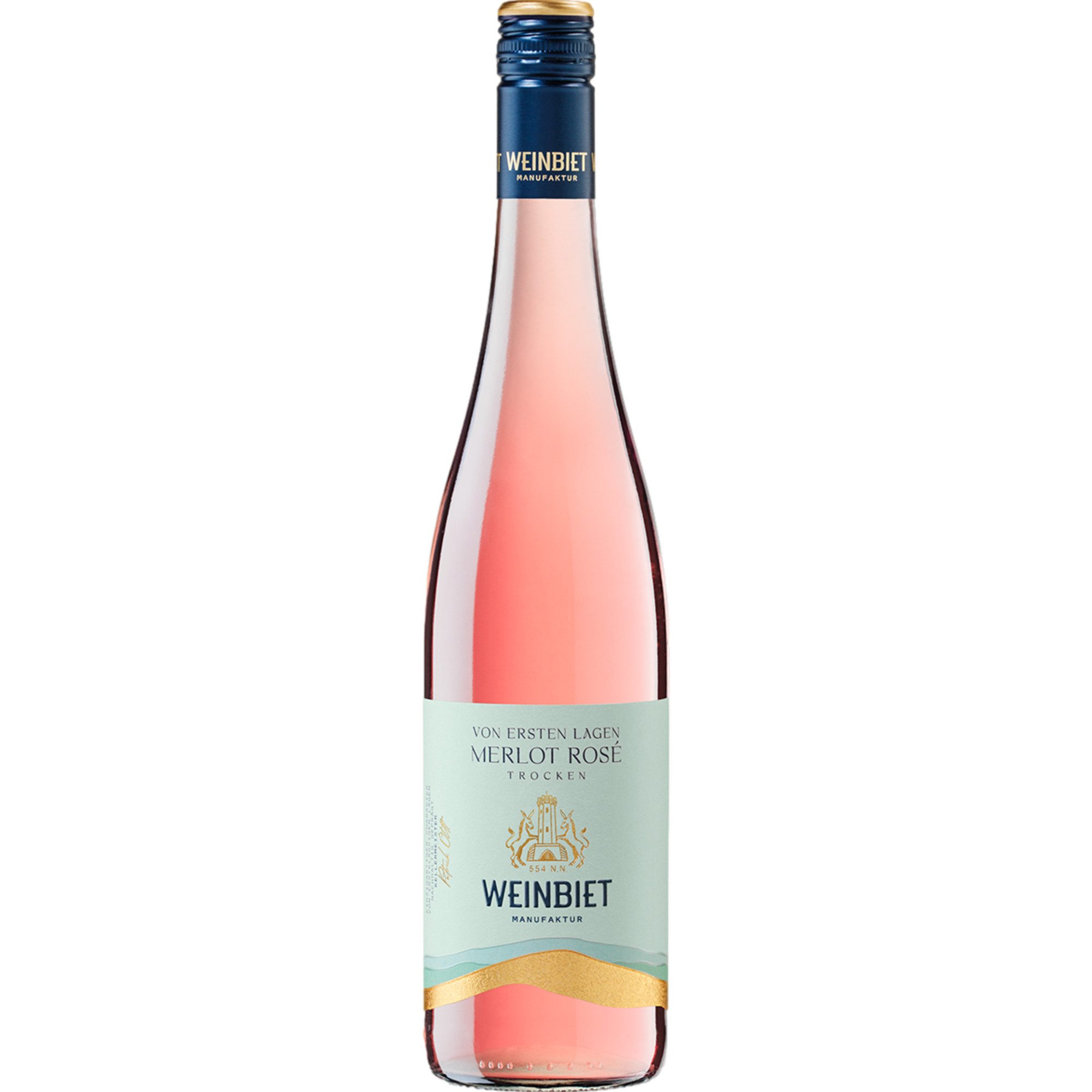Weinbiet Von Ersten Lagen Merlot Rosé, Trocken, Pfalz, Pfalz, 2024, Roséwein