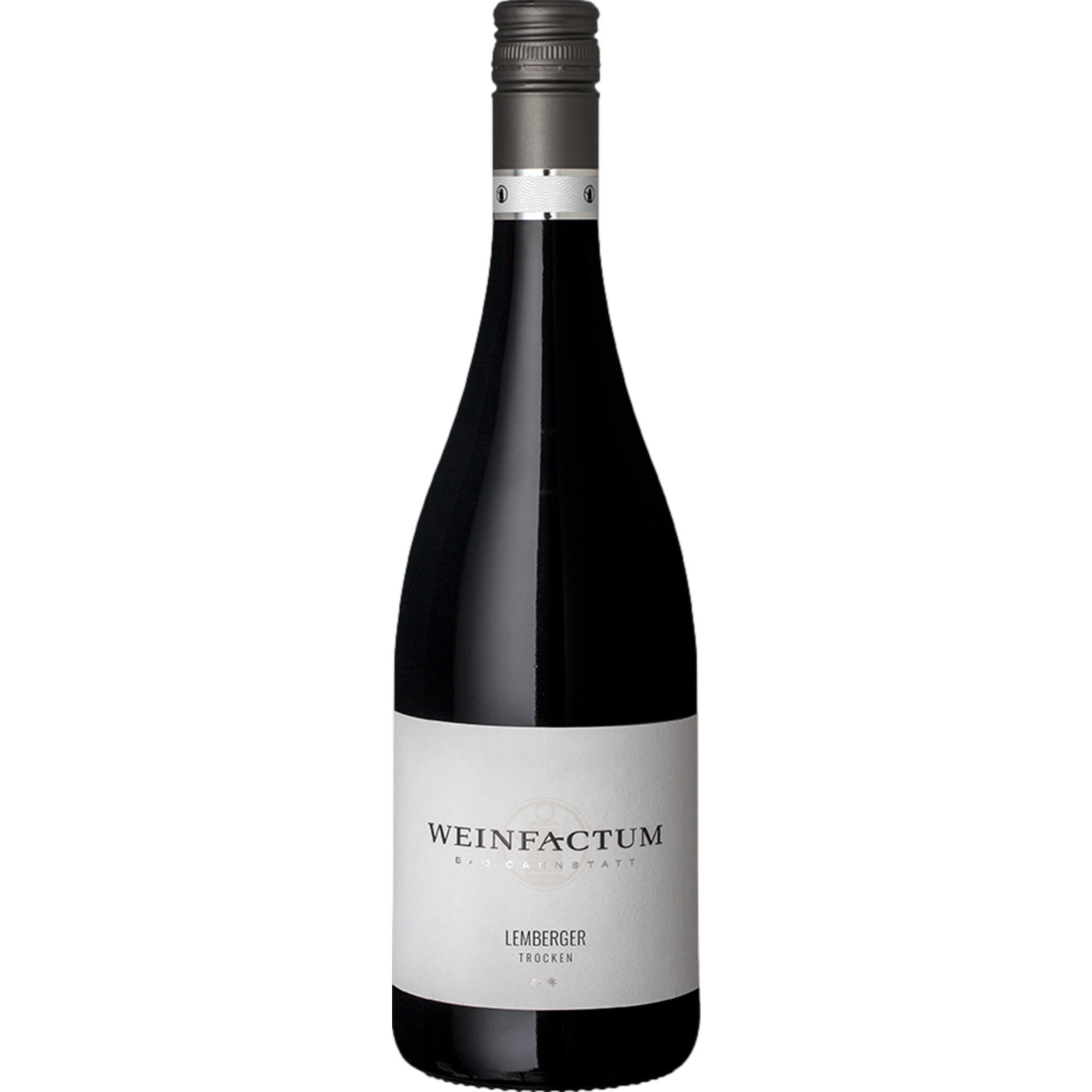 Weinfactum Bad Cannstatt 2-Stern Lemberger QbA, Trocken, Württemberg, Württemberg, 2022, Rotwein