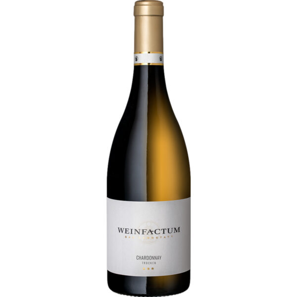 Weinfactum Bad Cannstatt 3-Stern Chardonnay QbA, Trocken, Württemberg, Württemberg, 2020, Weißwein