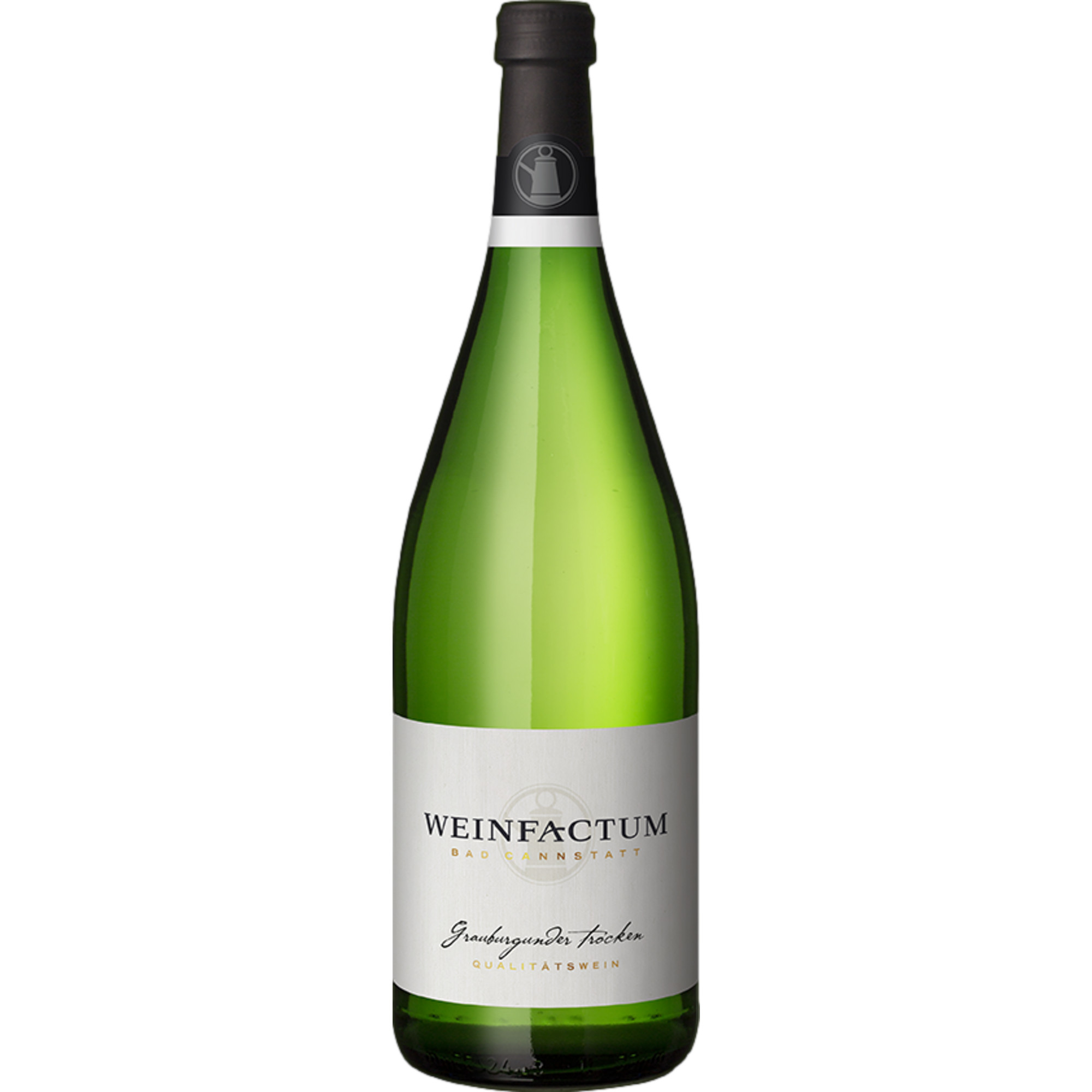 Weinfactum Bad Cannstatt Grauburgunder QbA, Trocken, Württemberg, 1 Liter, Württemberg, 2024, Weißwein