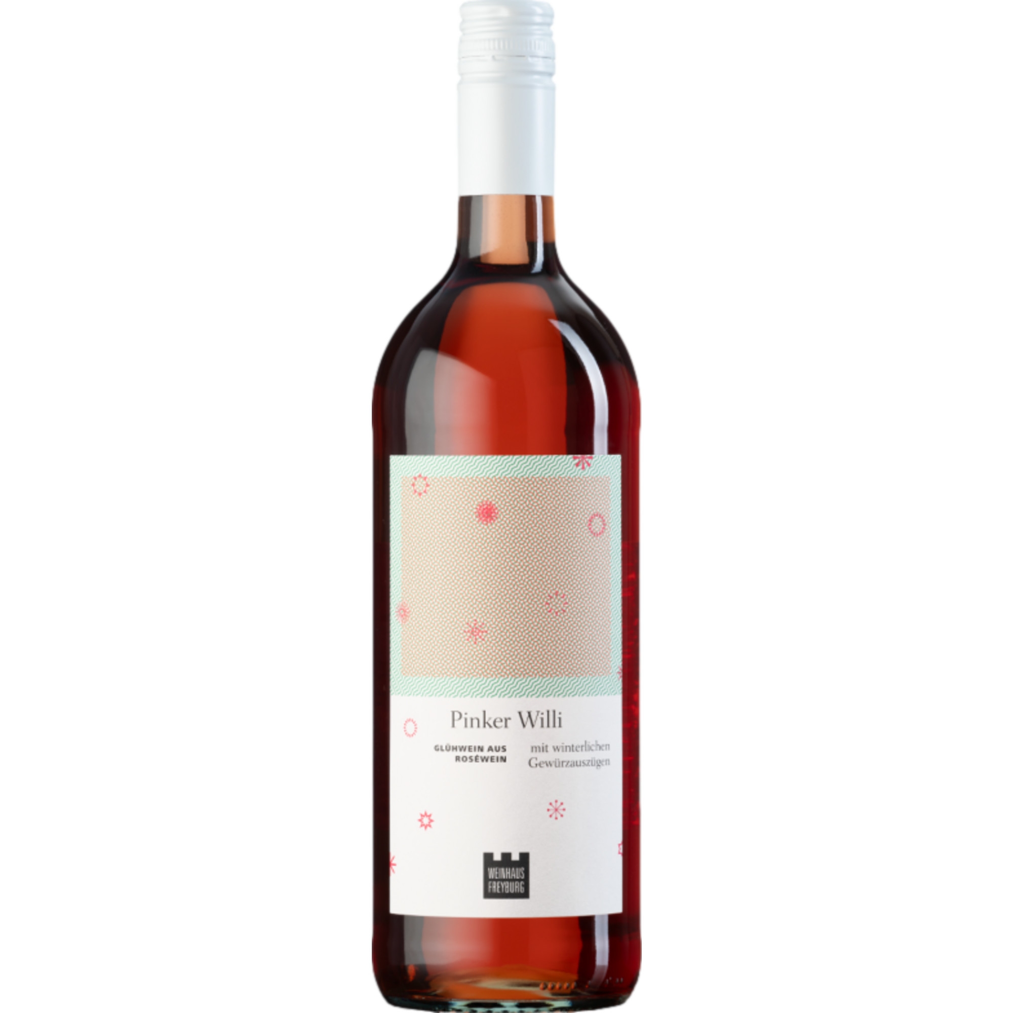 Weinhaus Freyburg Pinker Willi Glühwein, Aromatisiertes weinhaltiges Getränk, 1 Liter, Saale-Unstrut, Roséwein