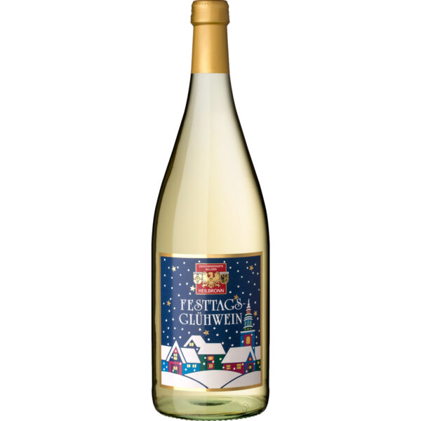 Weißer Festtags-Glühwein, Aromatisiertes weinhaltiges Getränk, 1L, Württemberg, Weißwein