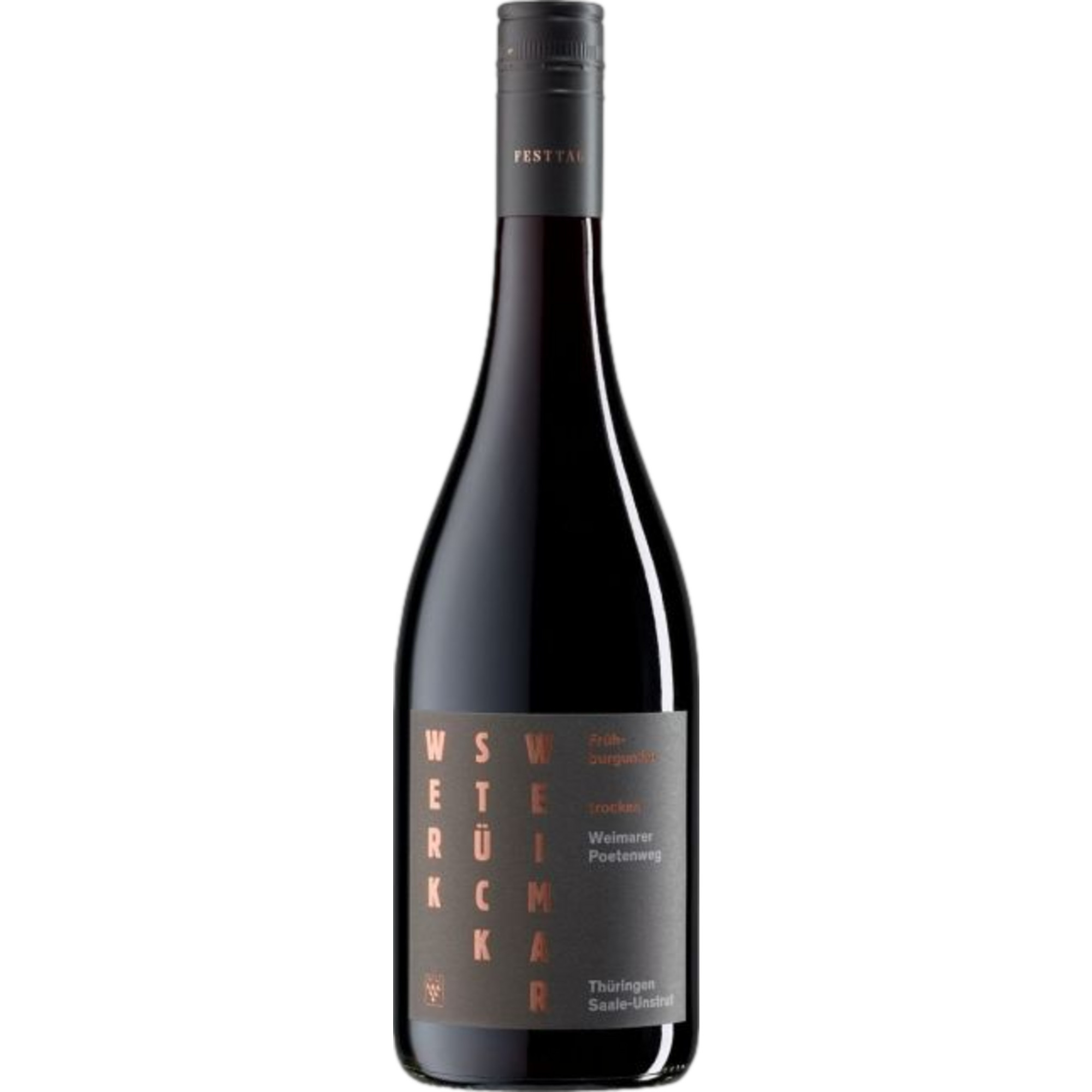 Werkstück Weimar Frühburgunder Barrique, Trocken, Saale-Unstrut, Saale-Unstrut, 2023, Rotwein