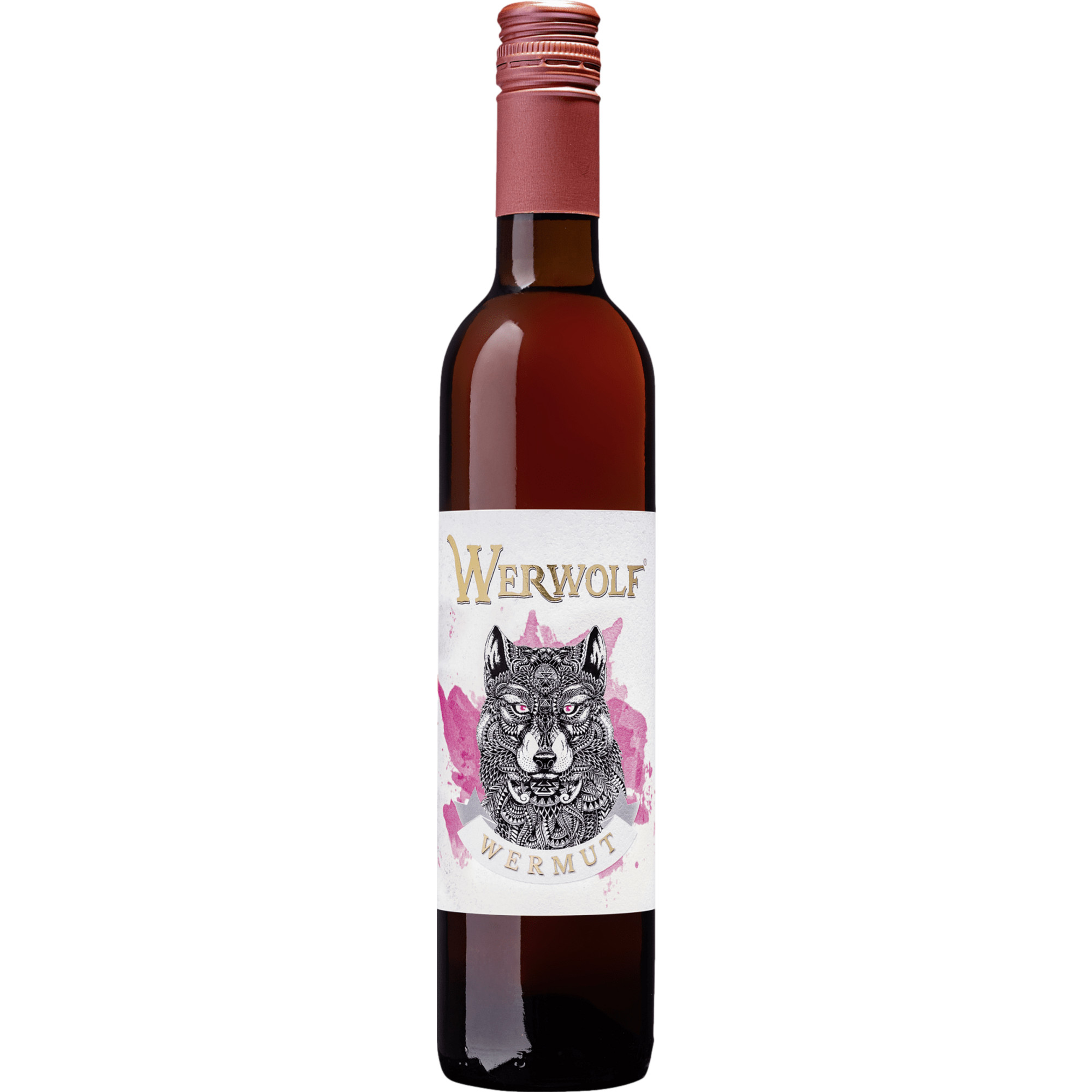 Werwolf Wermut Rosé, Deutschland, 0,5 L, 15,5% Vol., Baden, Spirituosen