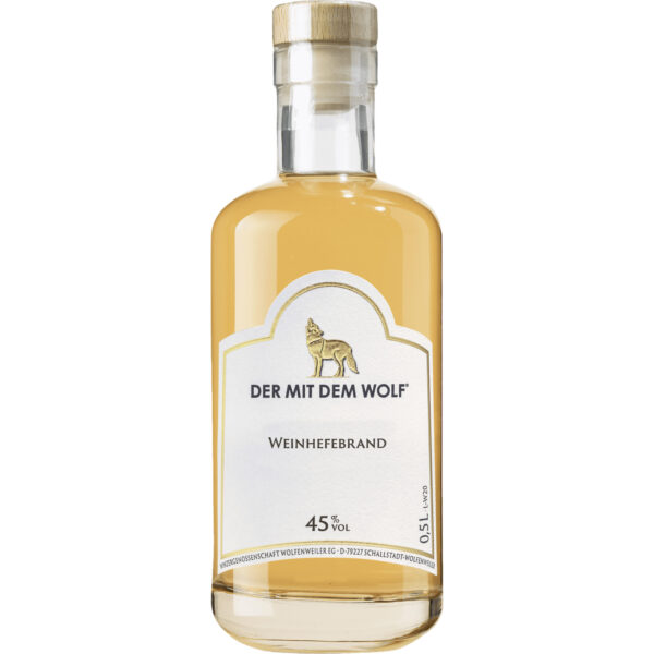 Wolfenweiler Weinhefebrand, Deutschland, 0,5 L, 45% Vol., Baden, Spirituosen
