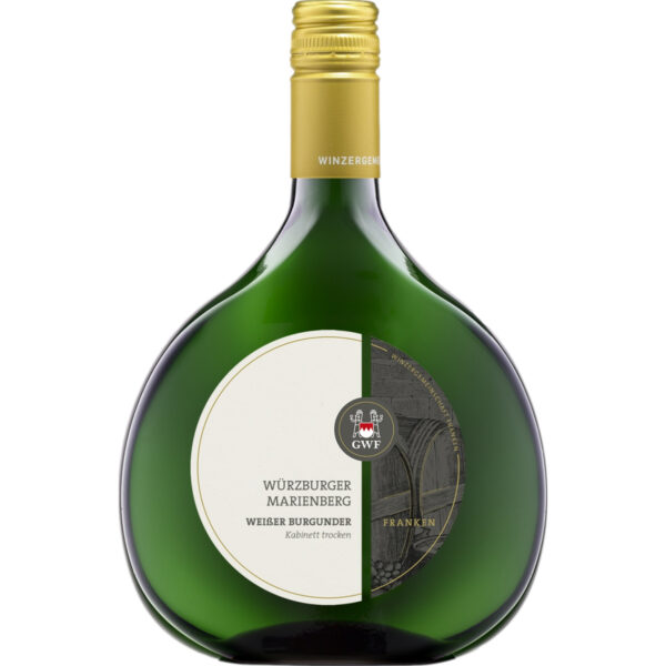 Würzburger Marienberg Weißer Burgunder Kabinett, Trocken, Franken, Franken, 2024, Weißwein