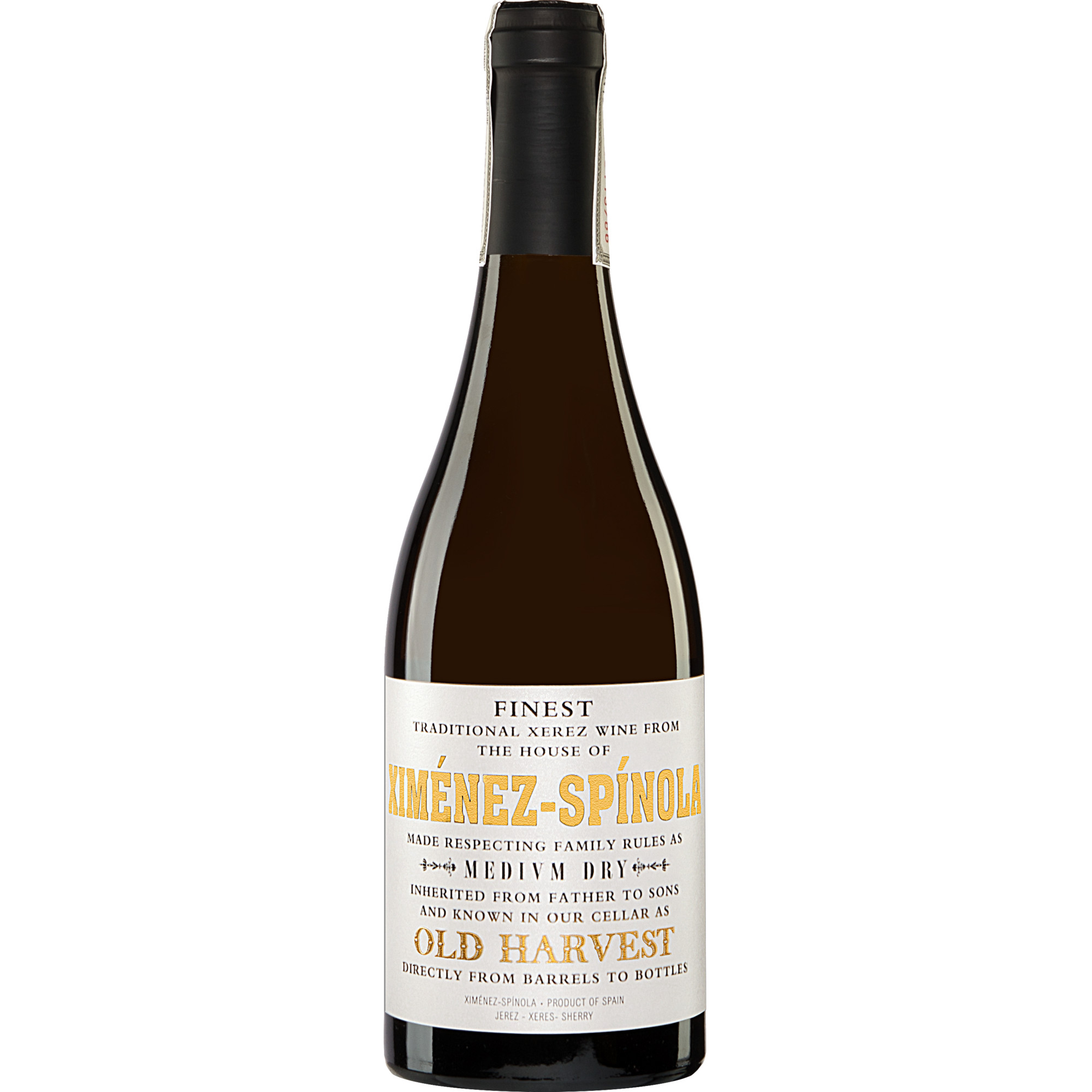 Ximénez-Spínola »Old Harvest Pedro Ximénez« - 0,5 L. 0.5L 17% Vol. Halbtrocken aus Spanien