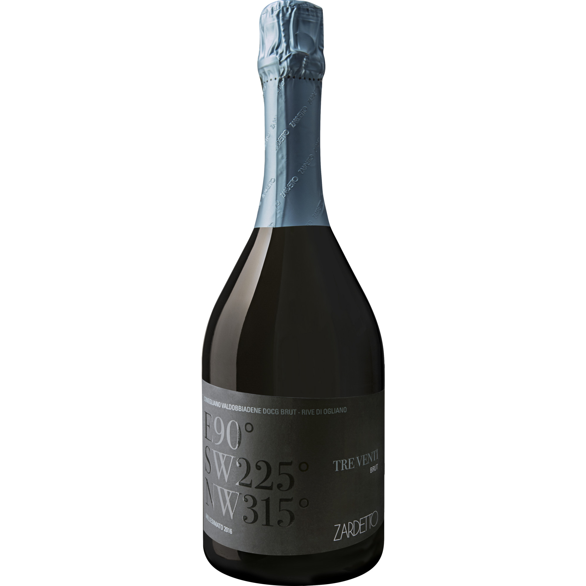 Zardetto Prosecco Spumante Tre Venti, Brut, Valdobbiadene Prosecco Superiore DOCG, Venetien, 2023, Schaumwein