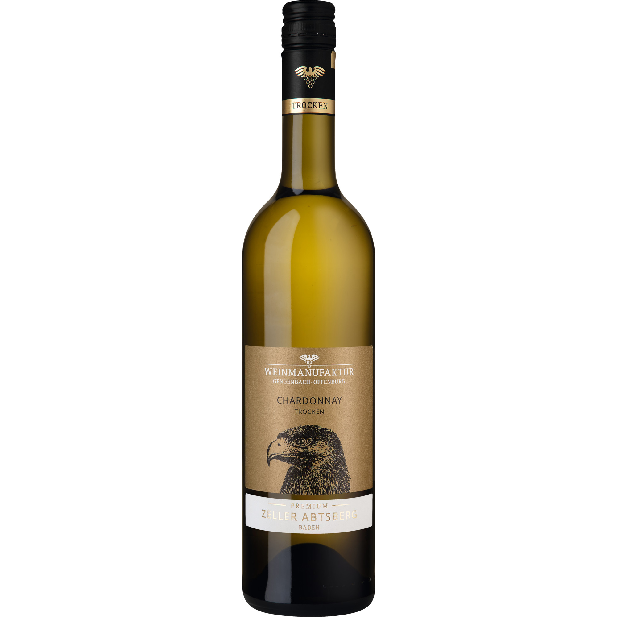 Zeller Abtsberg Chardonnay Premium, Trocken, Baden, Baden, 2024, Weißwein