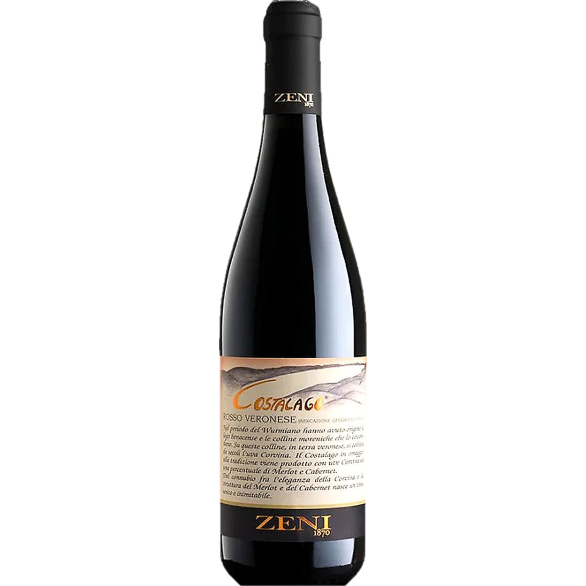 Zeni Costalago Rosso Veronese, Veronese IGP, Venetien, 2023, Rotwein