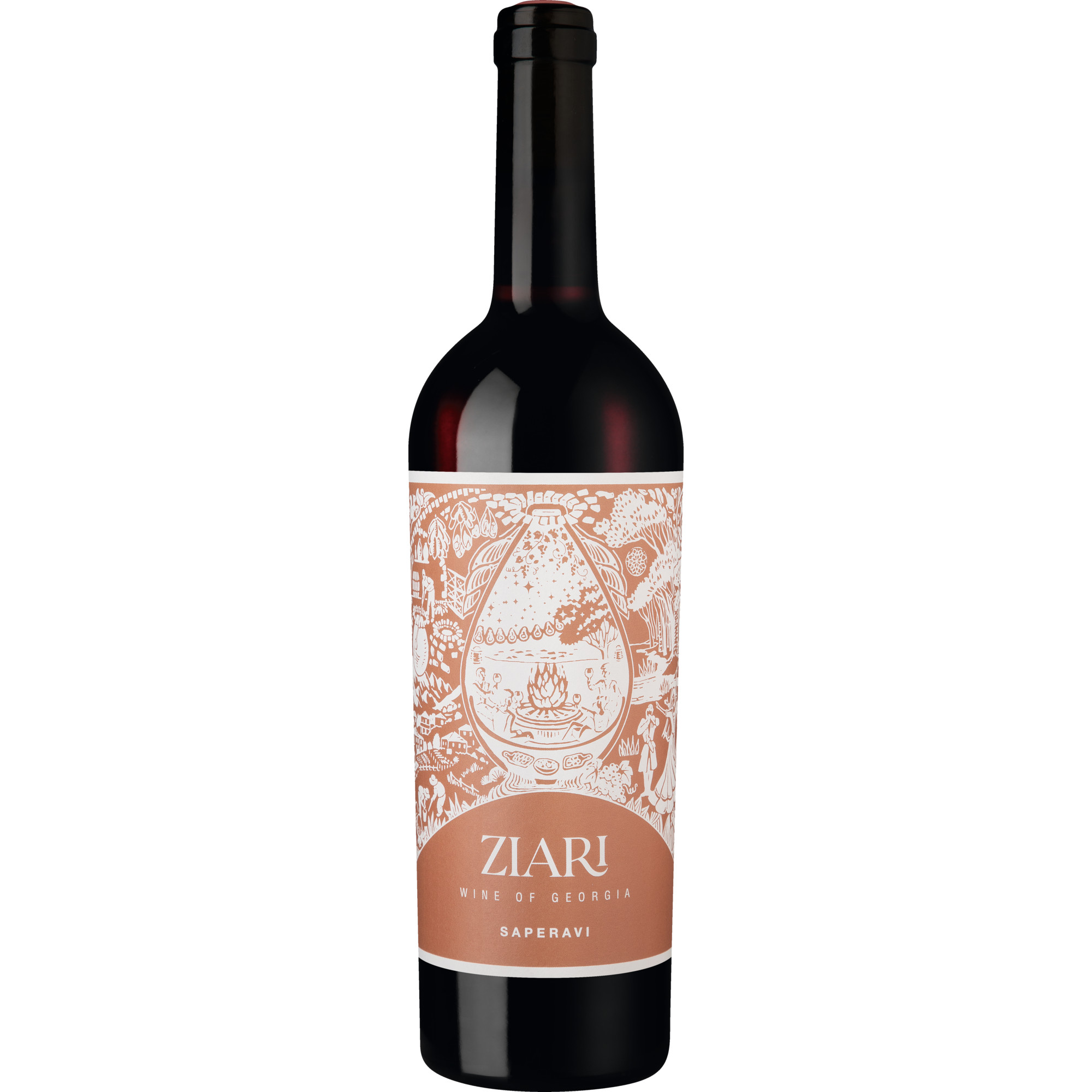 Ziari Saperavi, Trocken, Georgien, Kakheti, 2024, Rotwein