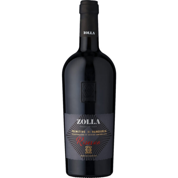 Zolla Primitivo di Manduria Riserva, Primitivo di Manduria DOC, Marken, 2018, Rotwein