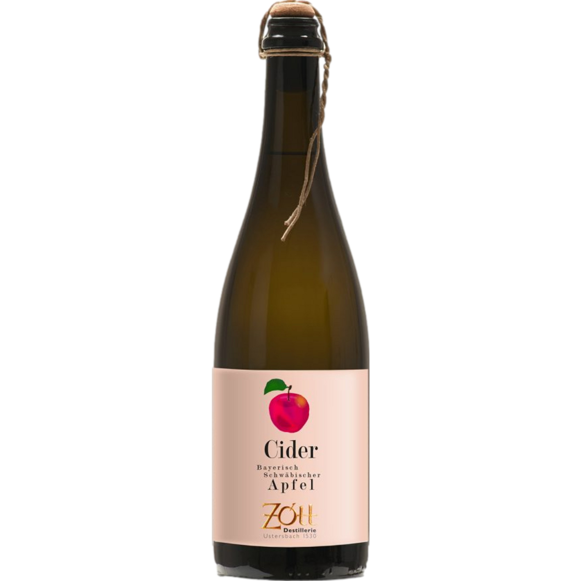 Zott Cider, Apfelschaumwein aus Bayern, 0,75 L, Perlwein / Secco