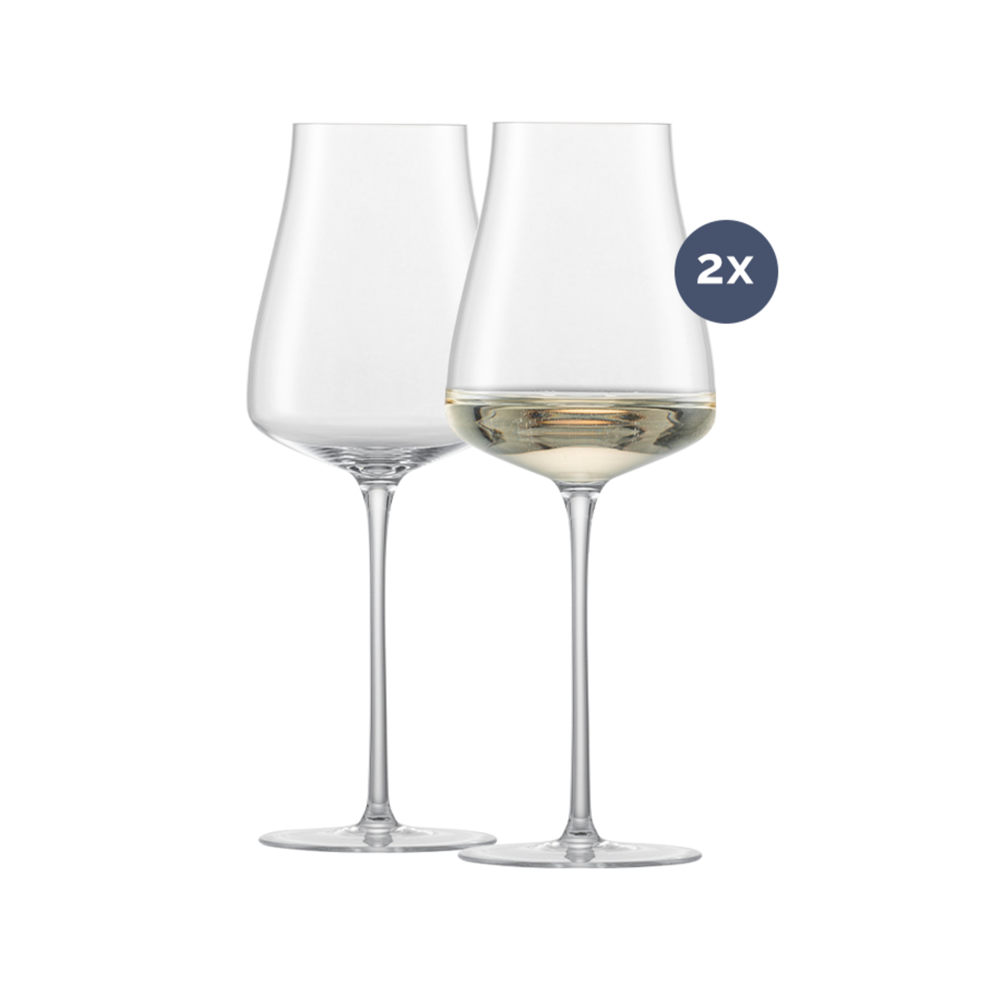 Zwiesel Riesling Glas, The Moment, Handmade, 2er Set, Accessoires